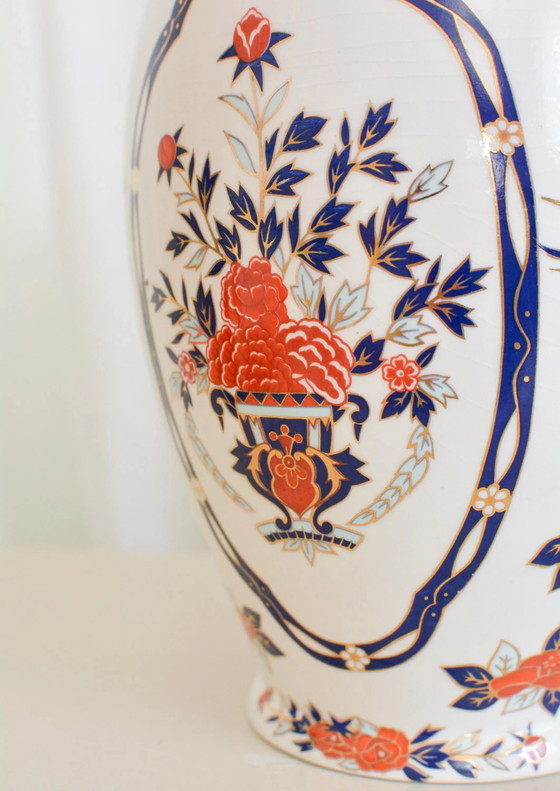Vaso Giapponese Imari Vintage con Coperchio, Porcellana Kinrande Oro, 29 cm, Anni '60 – Oggetti decorativi (photo 3 of 4)