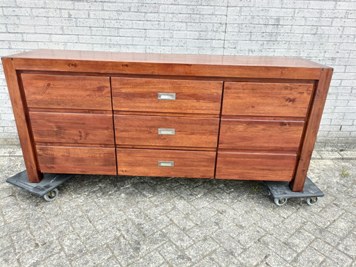 Sideboard made of solid acacia wood