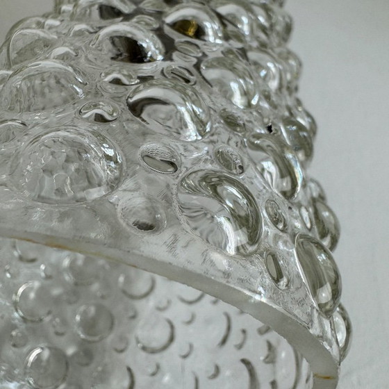 Image 1 of COPPIA DI APPLIQUE VINTAGE IN VETRO A BOLLA