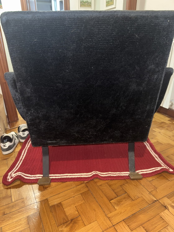 Rara poltrona Santa & Cole stile Mid-Century – Poltrone relax, Velluto (photo 4 of 5)