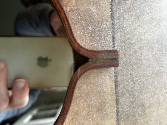 Image 1 of Handspiegel und Schuhanzieher aus Holz, skandinavischer Stil, 70er Vintage