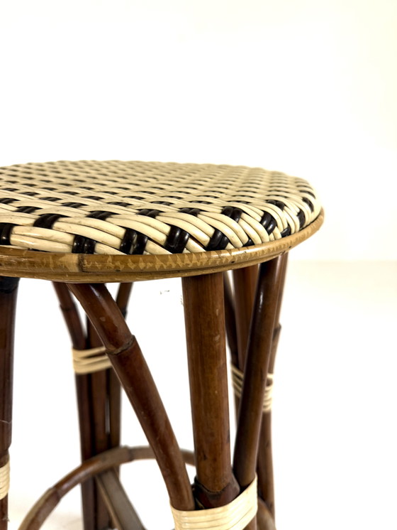 Image 1 of 12 tabourets de bistrot français vintage des années 80