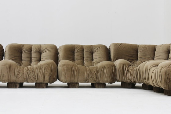 Image 1 of Vintage Italian modular sofa Rossi di Albizzate 1970s