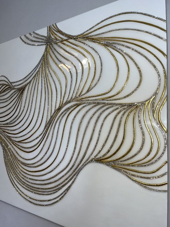 Image 1 of Exclusive Interior Wall Panel "Golden Winds"