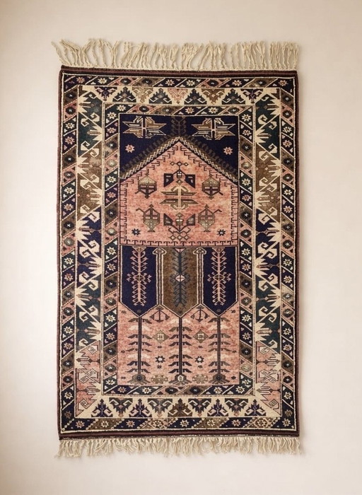 Tappeto orientale 190x120 ca. 1950 lana annodato a mano