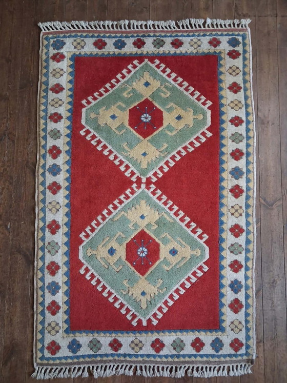Anatolian Kars Kazak Hand-Knotted Rug 168x110cm, Rugs & carpets, Wool, Multi Color (photo 3 of 15)