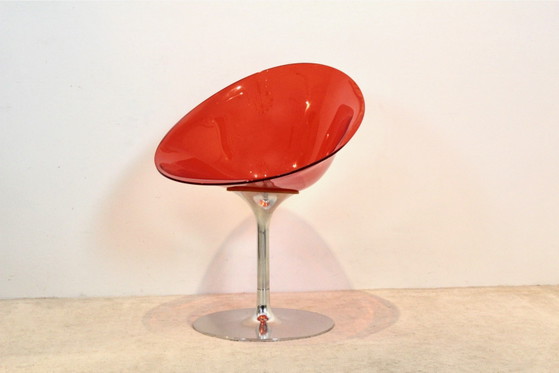 Philippe Starck per Kartell, Sedia Eros Arancione, Italia, Poltrone relax, Rosso, Postmodern (foto 6 di 10)