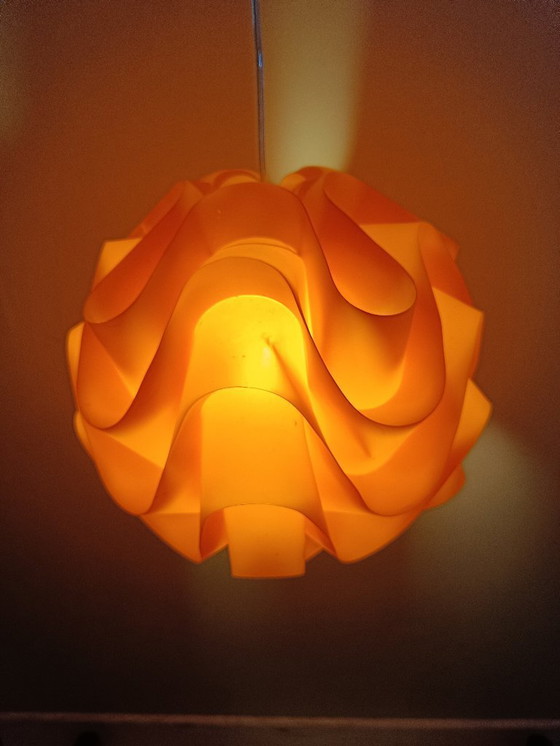 Image 1 of Suspension orange vintage pop années 70