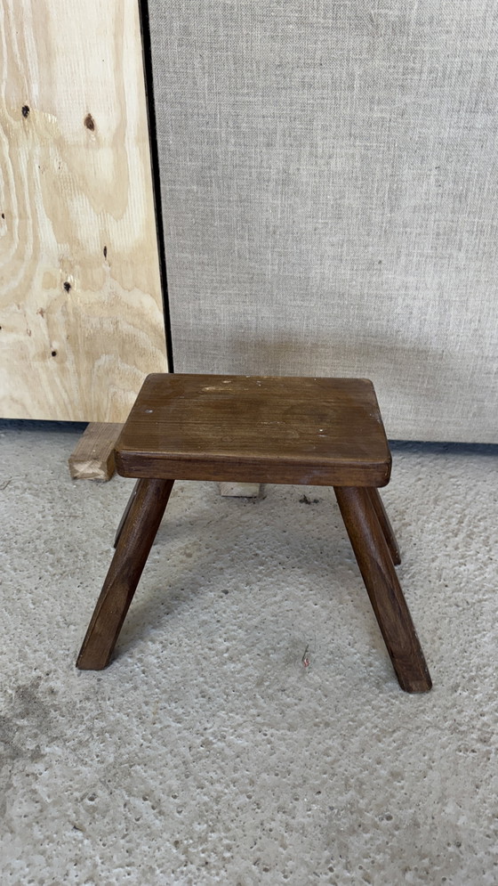 Image 1 of Tabouret de lait vintage funky