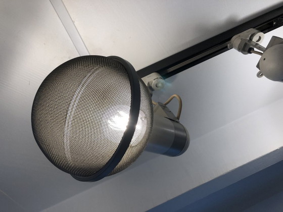 Image 1 of Vintage Ceiling Rail Fixture - Micro Pin Spots - Roger Tallon - Erco - 1975