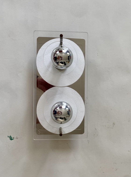 Disco-Wandleuchten von Jocelyne Trocmé – oxar, Plexiglass (photo 4 of 6)