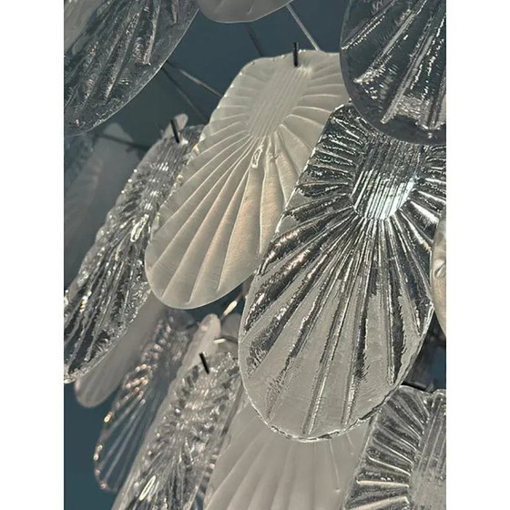 Image 1 of Art Deco Murano Style Chandelier by Simoeng