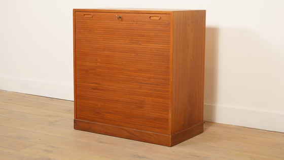 Image 1 of Vintage file cabinet | Office cabinet | Roller door | Drawers