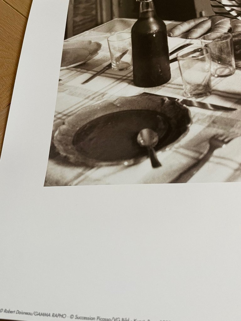 Germanposters Kunstdruck – Robert Doisneau 'Les Pains De Picasso' (60 X 50 Cm, Ungerahmt)
