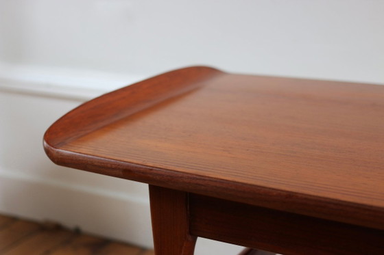 Vintage Scandinavische teakhouten salontafel, 1960 – Wood (photo 9 of 11)