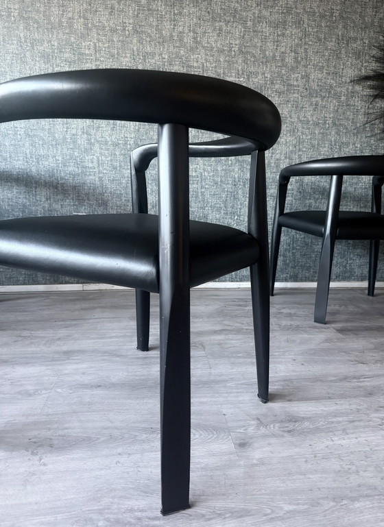 Image 1 of 6 poltrone “Miss” design di Afra & Tobia Scarpa,1986 circa per Molteni