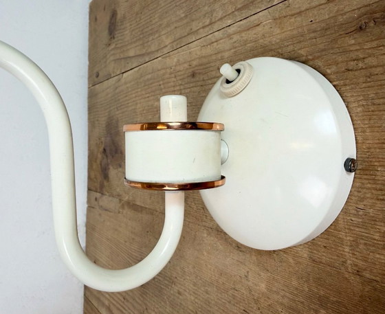 Image 1 of Vintage Wall Light with Milk Glass from Drukov, 1960s