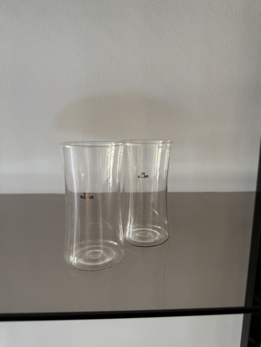 Bicchieri da vino della Business Class KLM