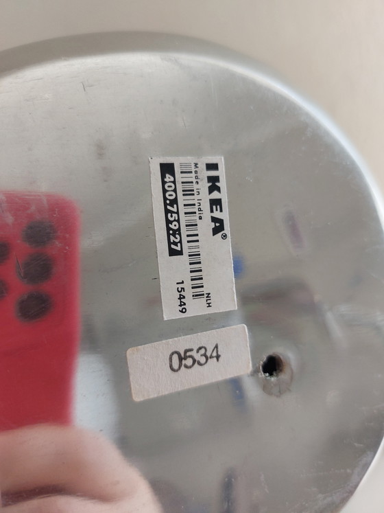 Image 1 of Vintage Ikea Globular Peter and Eva Moritz Biomorphic Sculpture Aluminum Chrome 90s