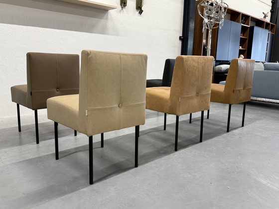 Image 1 of 6 Gelderland 7714 Esszimmerstühle Leder