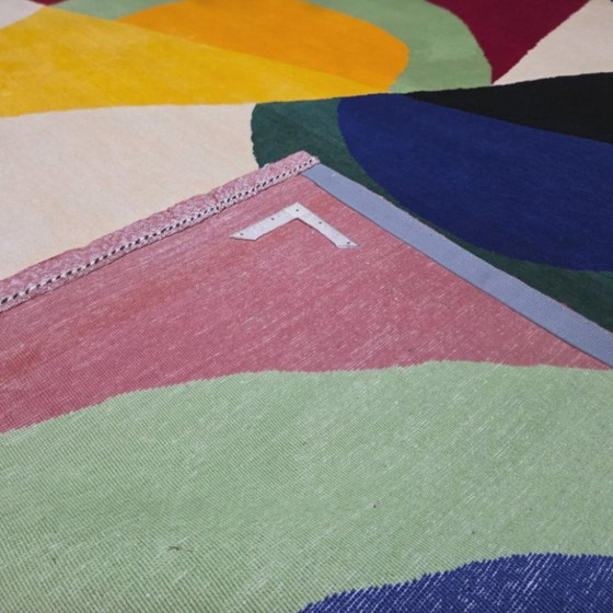 Alfombra Diagonale de Sonia Delaunay – Lana tejida a mano sobre algodón, 190 x 260 cm – Wool (photo 6 of 9)