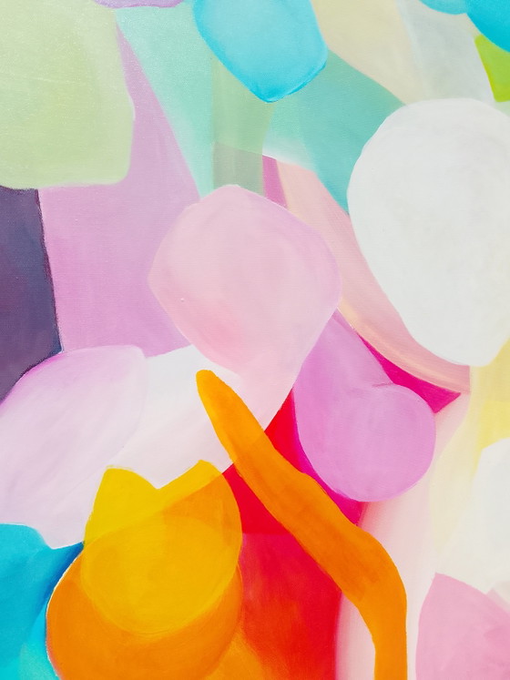 Acrylic painting #Homeberry 100x100cm – joart, Paintings & Drawings, Canvas (photo 15 of 15)