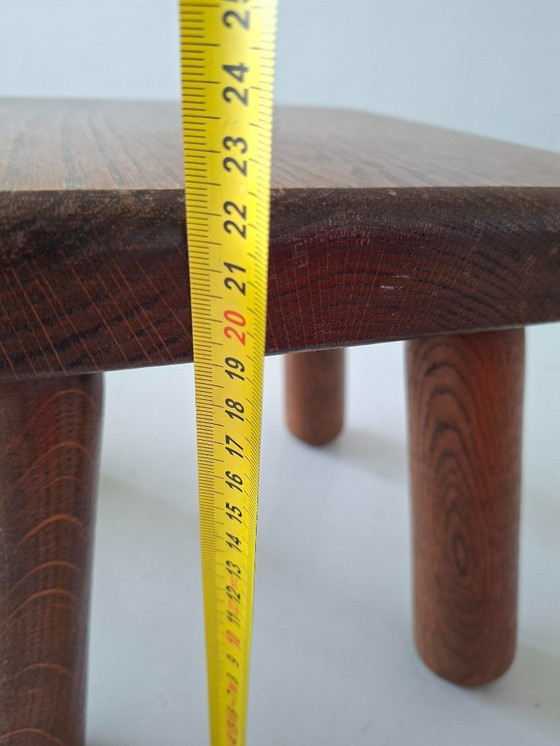 Image 1 of Vintage table, plant table, stool, brutalist design, 1960s/70s