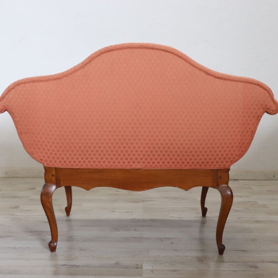 Piccolo Divano in Noce, Italia inizio XX secolo, Divani 2 posti, Legno, Multicolore (foto 12 di 18)