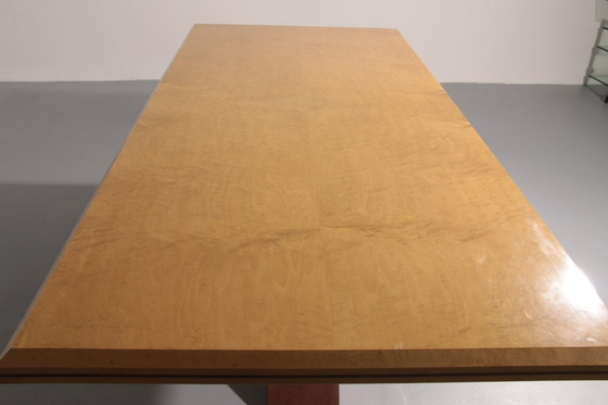 Image 1 of Mesa de comedor italiana de madera Saporiti, 1960