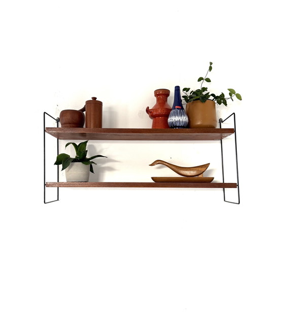 Image 1 of Appendiabiti da parete vintage in teak, WHB Germania anni '60