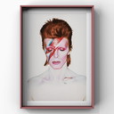 1x Alladin Sane (closed eyes) 1973 David Bowie color photography