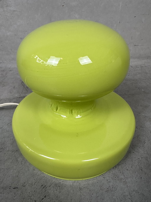 Lampada da tavolo vintage a forma di fungo - in vetro