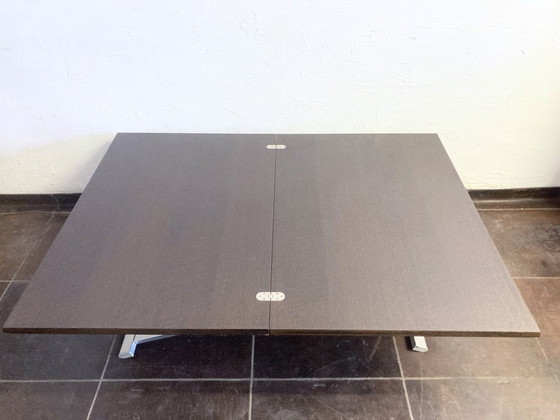 Image 1 of Eettafel / salontafel transformeerbaar meubilair Italiaans 90s design door Calligaris