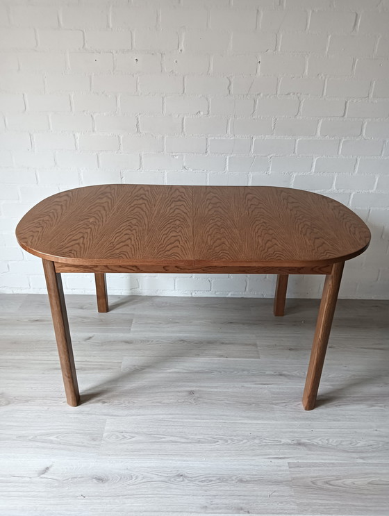 Image 1 of Mesa extensible, roble macizo