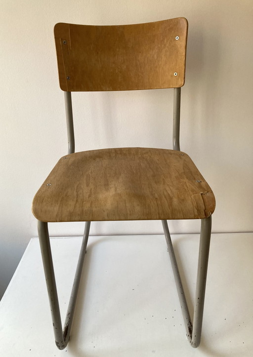 Chaise Gispen – eetkamerstoelen, Wood, Metal (photo 2 of 5)