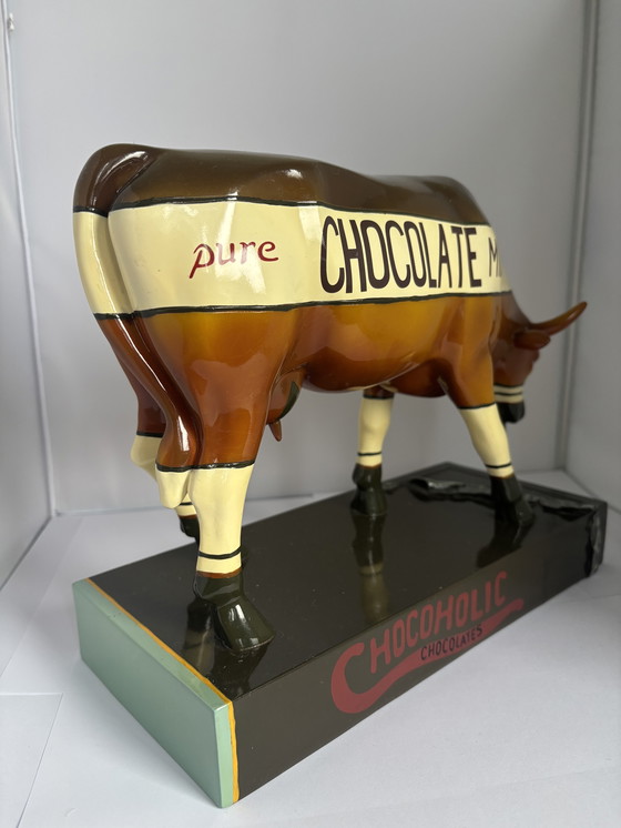 Image 1 of Design XL beeld Cow Parade scultura “latte al cioccolato” 2002