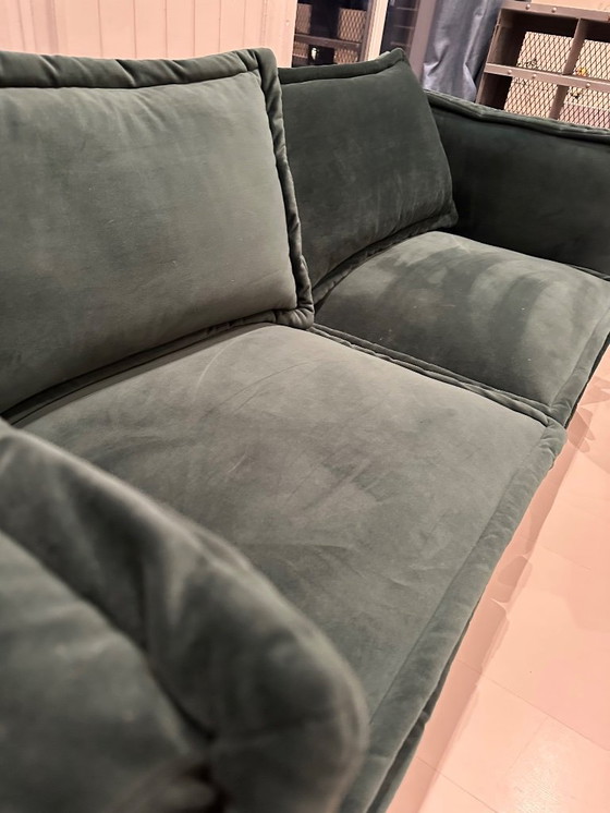 Image 1 of Berry sofa in pure emerald green