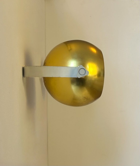 Image 1 of Coppia di applique da parete in ottone vintage di Parscot, Francia, 1970