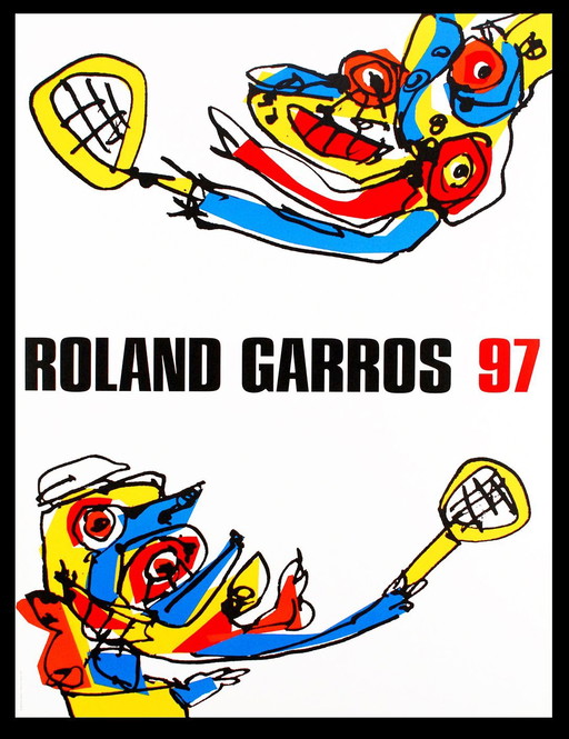 Saura, Antonio - Roland Garros, 1997 - Color offset lithograph