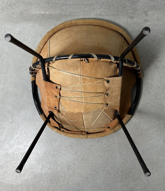 Image 1 of 2x Vintage Ballonstoelen - Lusch Erzeugnis - 1960’s