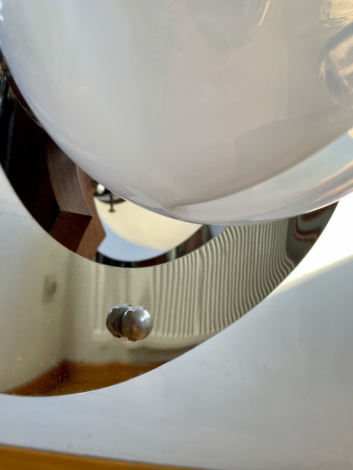 Lampe suspendue Mazzega Murano de l'ère spatiale