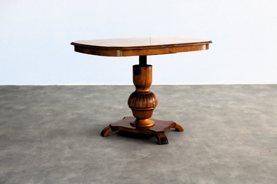 Image 1 of vintage verstelbare eettafel | tafel | jaren 50 | Zweeds