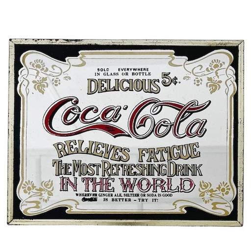 Vintage Coca Cola mirror 1970s