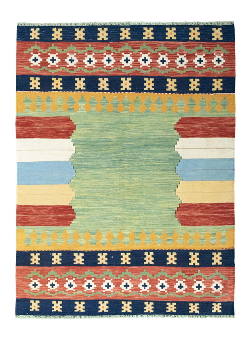 Designer Kilim Fars - 195 x 146 cm