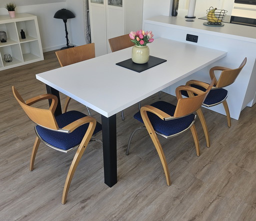 5x Francesco Zaccone Chairs For Brunner