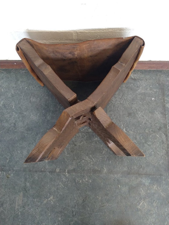 Image 1 of  brutalist stool 1950s