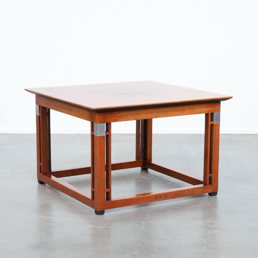 Table d'appoint/basse carrée de style Art déco, signée Schuitema et issue de la série Decoforma.