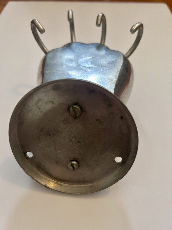 Image 1 of Gancio da parete vintage, artiglio, alluminio