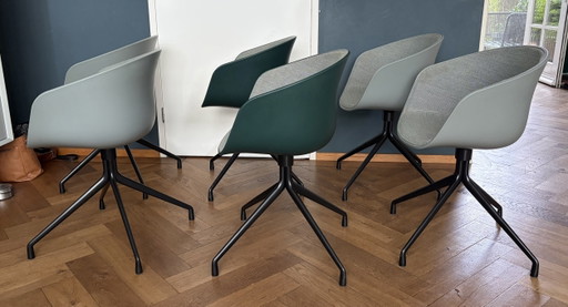 6 sillas de comedor Hay ‘About a chair’ aac20