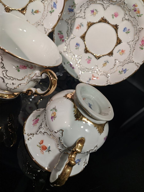 Image 1 of Meissen - E.A.Leuteritz - Theeservies (15) 